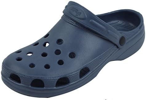 New Men's Navy Garden Shoes Clog Sandals Size 13