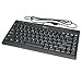 SIIG USB Mini Multimedia Keyboard - Ultra-slim - 0.875” Thick - Water-resistant - QWERTY Keyboard Layout - Five Hotkeys for Internet, e-mails and Multimedia Functions