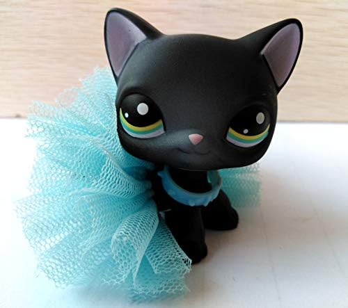 Lucky Kitty lps Short Hair Cat Rare Figures Collectable Actio Toy for Kids