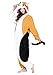 SAZAC Calico Cat Kigurumi - Onesie Jumpsuit Halloween Costume