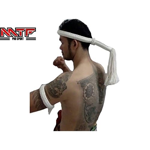 MTF MONGKOL & PRAJIAT Armband Muay Thai Boxing Traditional Headband/Set