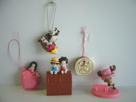 Amazon ワンピースカプセルグッズ 3 5種 Onepiece エース 宝箱 全5種 1 ベリー金貨 キーカバー 2 ハンコック カプセル玩具 おもちゃ