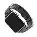 For Apple iWatch Band 42MM, Rosa Schleife Apple Watch Band Stainless Steel Strap Wristband with Metal Clasp Classic Buckle Wrist Watch Strap Bracelet for Apple Watch Sport & Edition (Not Fit 38mm)