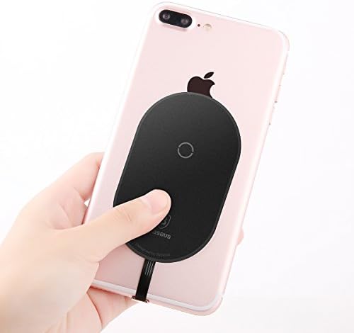Wireless Charging Adapter,Smart Wireless Charging Receiver Phone Qi Wireless for IPhone 7/7 Plus/6/6s/6 Plus/5/5s/5c/5SE (Lightning)