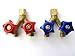 Devardi Glass Oxygen & Acetylene/Propane Split Y Valve Set of 2