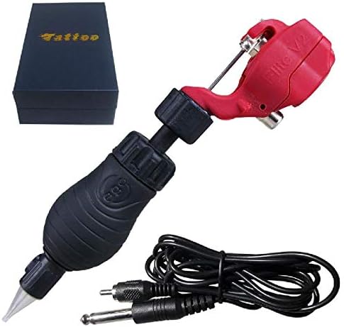 Luxuglow Tattoo Machine, Rotary Tatoo Motor Gun Kit Tattoo Permanent Makeup Pen for Shader & Liner & Coloring, Assorted Motor Gun Kits For Artists, Lightweight, Low noise, Ergonomic Design