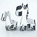 GXHUANG Giraffe Cookie Cutter - 2Pieces - Stainless Steel (Giraffe)