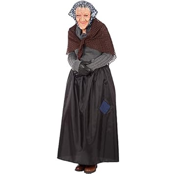 Carnival Toys Travestimento Da Befana Composto Da Gonna E Scialle Perfetto Per Interpretare La Vecchietta Più Amata Dai Bambini