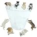 Kitan Club Putitto Shiba Inu Dog Cup Toy - Blind Box Includes 1 of 8 Collectable Figurines - Hangs on Thin, Flat Edges - Authentic Japanese Design - Made from Durable Plastic, Premium Quality