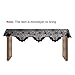 N&T NIETING 80 X 20inch Black Lace Cobweb Fireplace Scarf Mysterious + Stretch Spiderweb for Halloween Party Fireplace Door Window Decoration