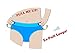 Ez Undeez Toddler Underwear Padded Potty Training Briefs Easy Pull Ups (2 Years, Robots-Blue Solid)