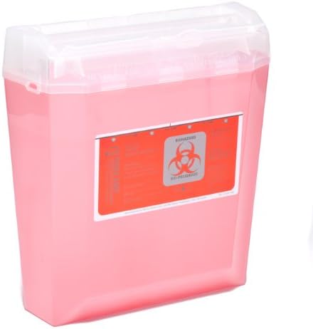 Bemis Biohazard Sharps Container 5 Quart