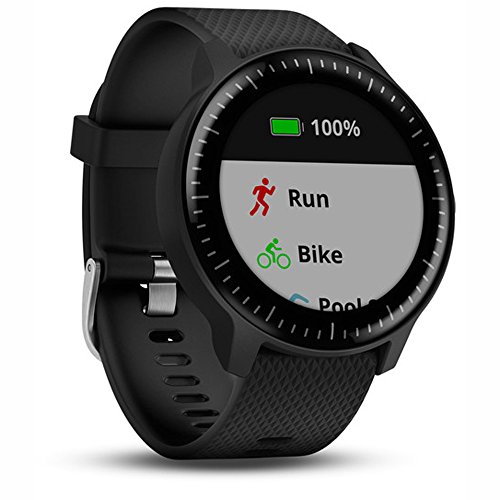 Beach Camera Garmin Vivoactive 3 Music GPS Smartwatch Black with Silver