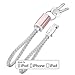 LABC 8 Pin Charging Cable [Rose Gold/White]