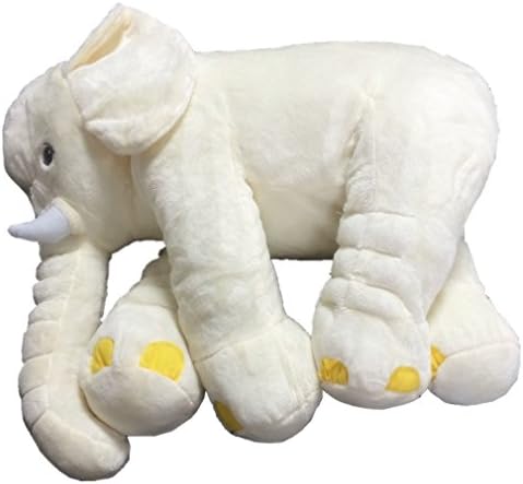 ADOO Baby Soft Plush Elephant Children Lumbar Cushion Toy