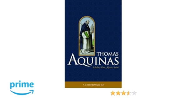 Thomas Aquinas A G Sertillanges O P 9781933184708 Amazon Com