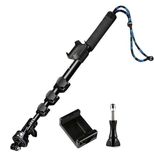 Smatree SmaPole Y1 Telescopic Pole for GoPro Hero 5/4/3+/3/2/1/Session (WiFi Remote Controller is NOT Included)