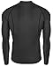 New Men Athletic Apparel Long Sleeves Shirts Skin Tights Compression Base Under Layer Top (L, NT012 Black)