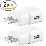 Samsung OEM EP-TA10JWE 2.0 Amp Travel Charger Adapter for Samsung Galaxy S5, Note 3, Edge, Tab Pro, Note Pro - White -Pack of 2