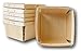 Quart Square Vented Wooden Berry Baskets - Set of 6