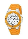 Invicta Angel Multi-Function White Dial Orange Silicone Ladies Watch 18792