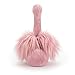 Jellycat Mad Pet Solange Swan Rose Stuffed Animal, Medium, 19 inches