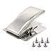 SAMSFX Fish Cleaning Board Tools Fillet Clamp w/Screws Deep-Jaw Fish Tail Clip Board for Scaling Table Bait (Fish Clamp)