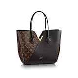 Paper-LV Monogram Canvas Kimono PM Cherry/Noir/Taupe Glace Shoulder Handbag for women (Noir)