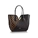 Paper-LV Monogram Canvas Kimono PM Cherry/Noir/Taupe Glace Shoulder Handbag for women (Noir)