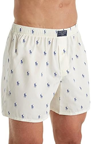 Allover Pony Polo Player Woven Cotton Boxer