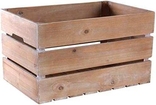 AubryGaspard Grande Caja de Madera Acabado Antiguo: Amazon.es: Hogar