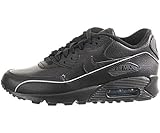 Nike Kids’s NIKE AIR MAX 90 (GS) RUNNING SHOES 4.5 (BLACK/BLACK), Shoes Direct