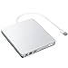 DohonesBest DVD Drive USB 3.0 External CD Drive, Classic Silvery External DVD CD Player & CD DVD +/-RW Writer/Rewriter High Speed Data Transfer for PC Laptops,Desktops,Notebooks Support Window10/ iOS