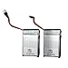 Force1 UFO 3000 and UFO 4000 Drone Batteries - 2 Pack 3.7v 500mAh LiPo Drone Battery UFO 3000 and UFO 4000 Quadcopter Drones