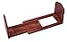 Artisans Of India Christmas Thanksgiving Gifts Hand Crafted Rosewood Expandable Folding Book or Cd Stand Rack Holder Shelf Stand