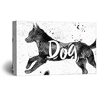 signwin-Canvas Wall Art-Cute Cat and Dog-Canvas Prints Home Artwork Decoration for Living Room,Bedroom - 12x18 inches