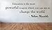 Blinggo Education is the most powerful weapon Nelson Mandela removable Vinyl Wall Decal Home Décor