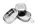 Stainless Steel Insulated Metal Lunch Bento Box Set. 2 Layer, 3 Compartment Japanese Divided Tiffin Stacking Eco Lunchbox Food Container for Men, Women, Kids, Adults. Ecofriendly Bentobox.