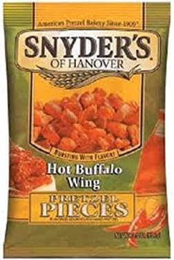 Product Of Snyders , Hot Buffalo Wing Pretzels, Count 8 (3.5 oz) - Snacks / Grab Varieties &amp; Flavors