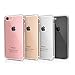 iPhone 7 Case Clear Protective, Swees Crystal Clear PC Back TPU Bumper Shockproof Heavy Duty Case Cover Slim Thin Fit Case with Bumpers for Apple iPhone 7 4.7 inches (2016 Release)