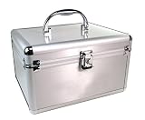 GMS Medication and Security Lock Box to Securely Store Prescriptions, Pills, Vials and Medications - New and Improved All Metal Locks - Key or Combination Locking Option (Key Locking)