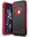 iPhone Xs/X Case, Vena [vLove] Heart Shape | Dual Layer Protection, Hybrid Bumper Cover Case for Apple iPhone Xs 2018 / iPhone X, 10 2017 5.8
