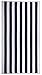 COTTON CRAFT - 5-Pack Striped Terry Beach Towels- 30x60 Inches - Absorbent Cotton - Assorted Family Set for Pool – 450 GSM - Each Towel Weighs 1.15 Lbs.