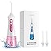 VAVA Water Dental Flosser Professional Cordless Oral Irrigator, Portable and Rechargeable IPX7 Waterproof 3 Modes Water Flossing with Easy-to-Clean Water Reservoir, Anti Leakage Design, Pink