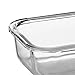 Komax Oven Safe Glass Casserole Baking Dish Set of 2 - Large 12 by 8 inch Food Storage Roasting Lasagna Pan - Airtight Container With Locking Lids - BPA Free - 64oz.