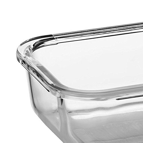 Komax Oven Safe Glass Casserole Baking Dish Set of 2 Best Aluminum Free