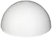 Smoothfoam RT129H-4 Pastel Half Ball, 4.5-Inch, White, 4-Pack