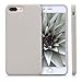 kwmobile Case Compatible with Apple iPhone 7 Plus/iPhone 8 Plus Case - TPU Silicone Phone Cover with Soft Finish - Beige