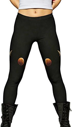 Yizzam- Lunar Eclipse Space- Ladies Womens Leggings -4X