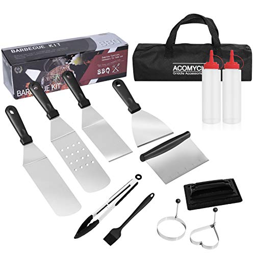 Griddle Accessories Kit,12 PCS Flat Top Grill Accessories Set with